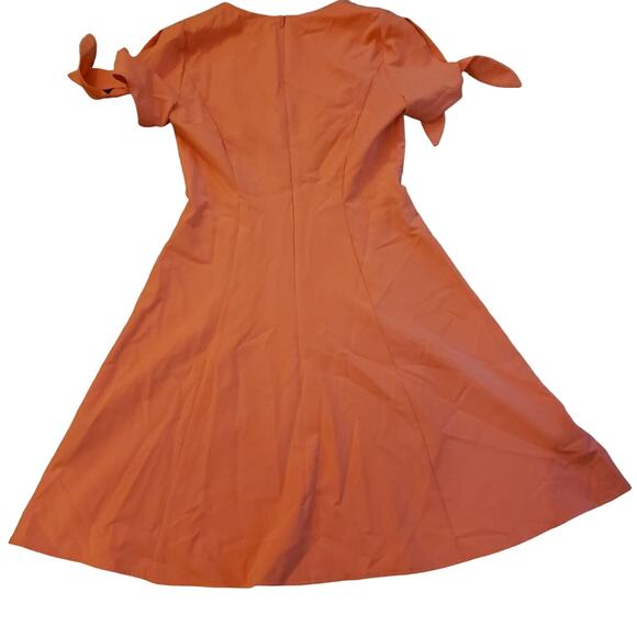 London Times Melon V-neck Fit and flare dress size 6 - Picture 4 of 5